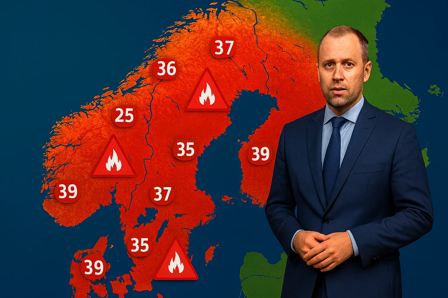 Illustrasjon til artikkelen «Klimapanikken er bygget på hysteri og maktspill»