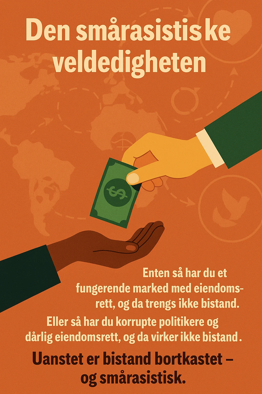 Illustrasjon til artikkelen «Den smårasistiske veldedigheten»