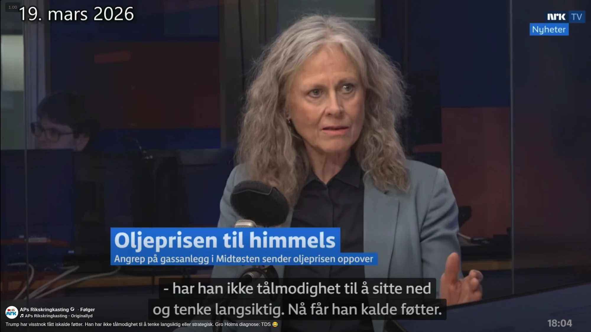 Illustrasjon til artikkelen «NRK lar Gro Holm redusere geopolitikk til «kalde føtter»»