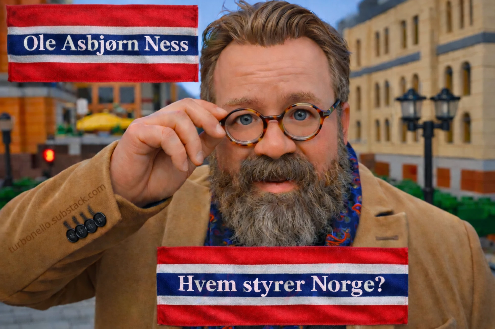 Illustrasjon til artikkelen «Norge er ute av kontroll. Hvem styrer Norge?»