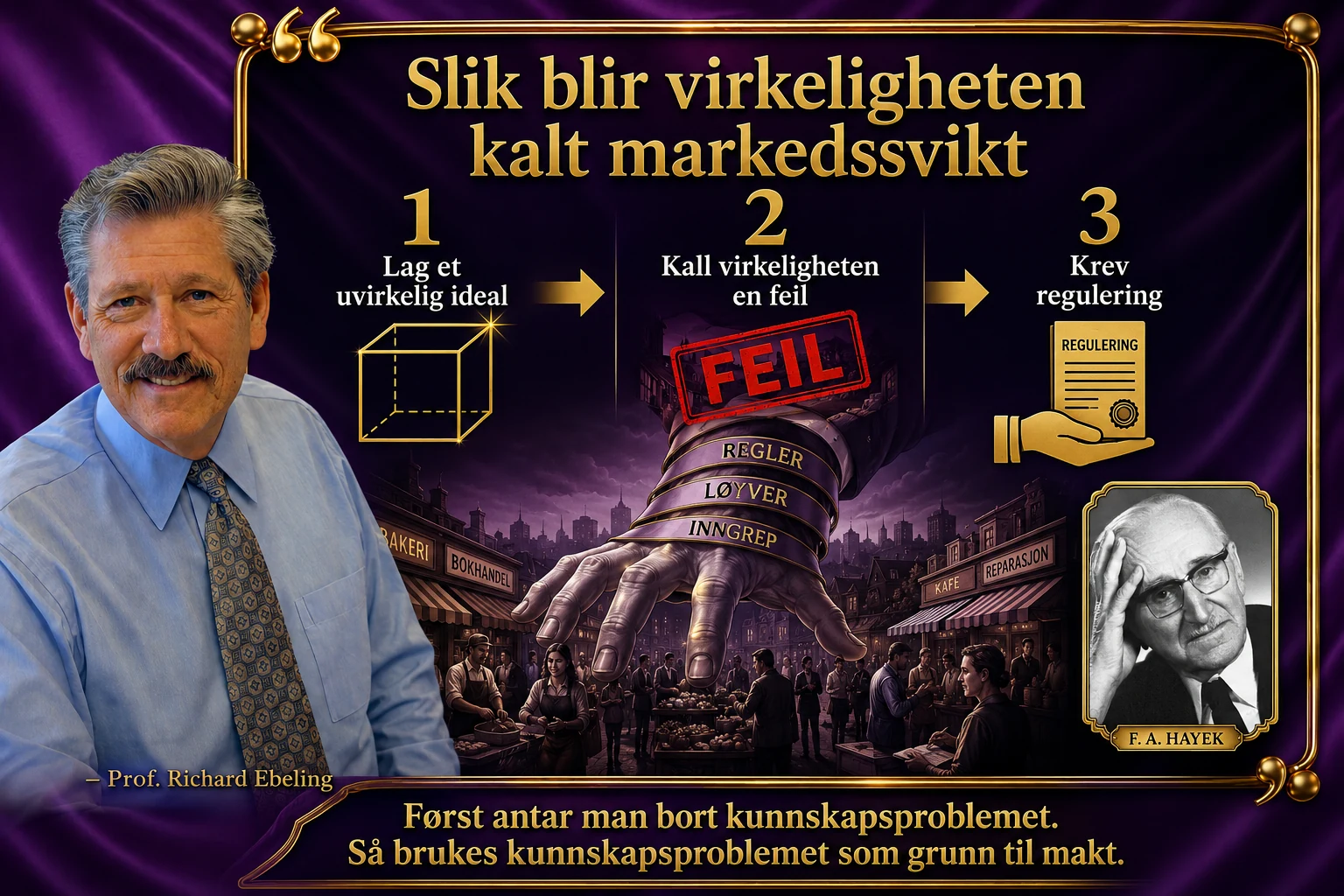 Illustrasjon til artikkelen «Friedrich A. Hayek om «Konkurransens betydning», 80 år senere»
