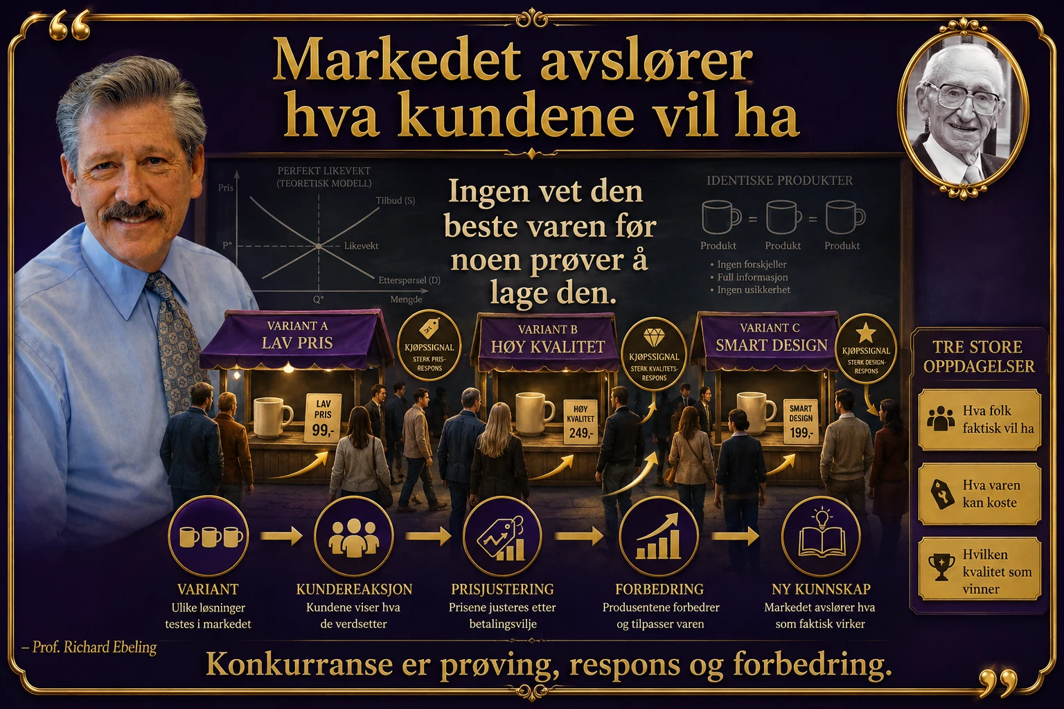 Illustrasjon til artikkelen «Friedrich A. Hayek om «Konkurransens betydning», 80 år senere»